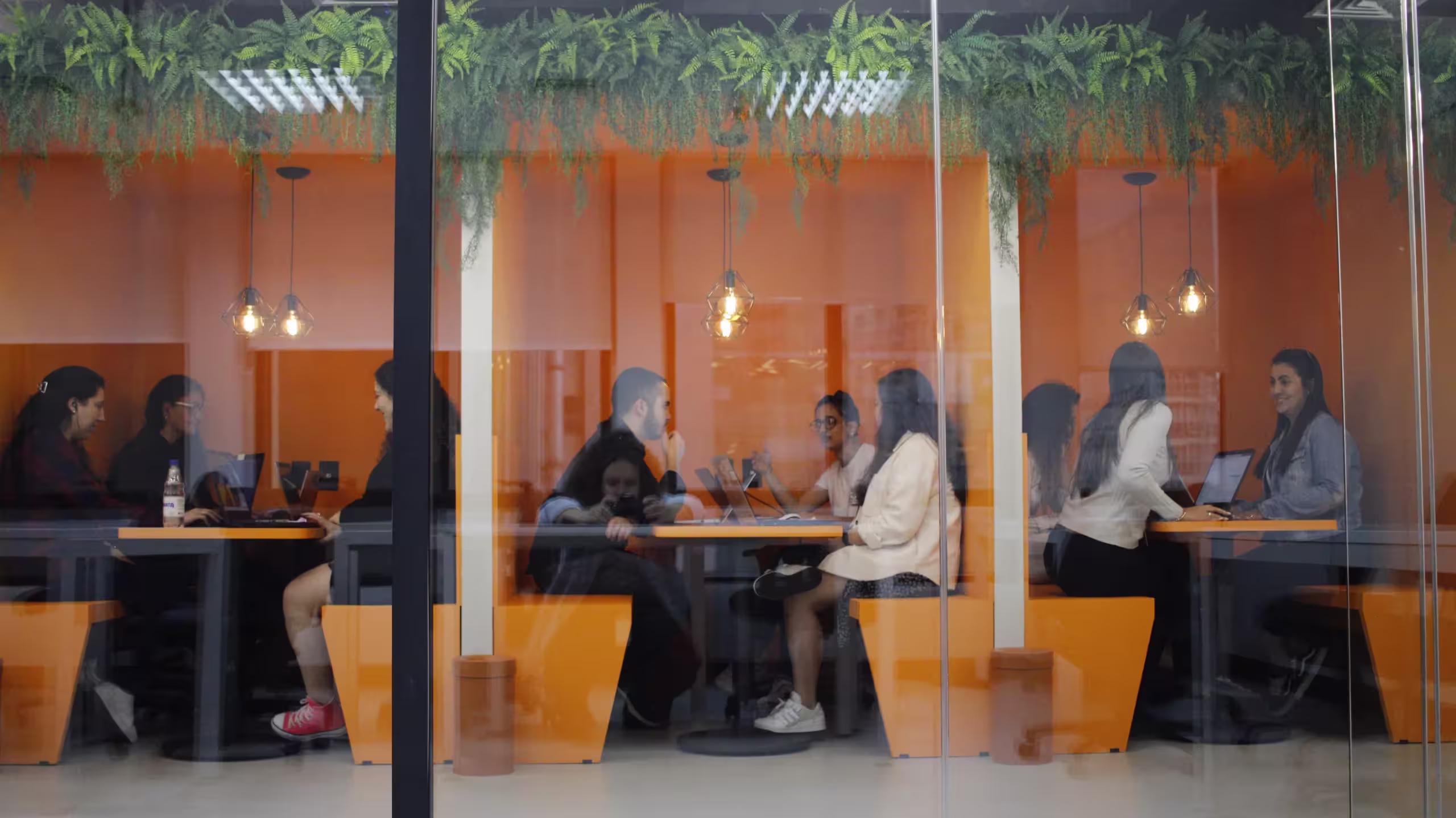 Alunos e profissionais reunidos no Espaço Daryus